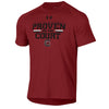 GARNET PROVEN ON THE COURT BASKETBALL UA TEE