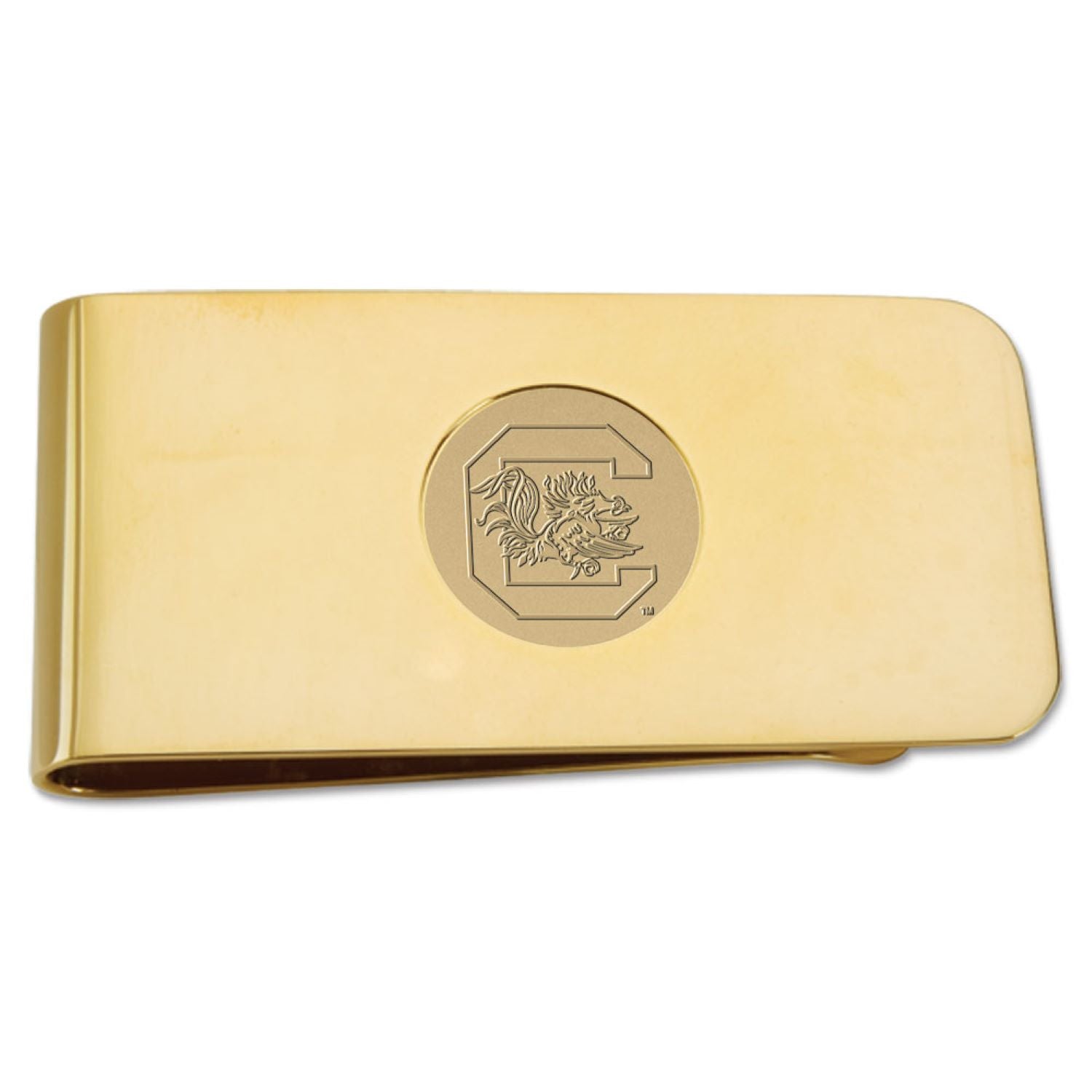 SOUTH CAROLINA GOLD TONE MONEY CLIP