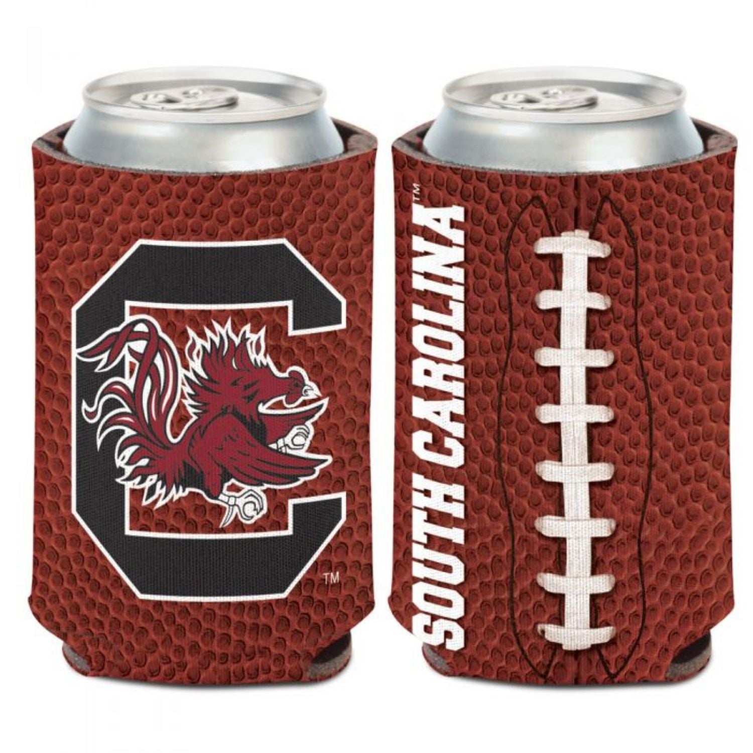South Carolina Gamecocks Block C Football Can Coozie 12oz