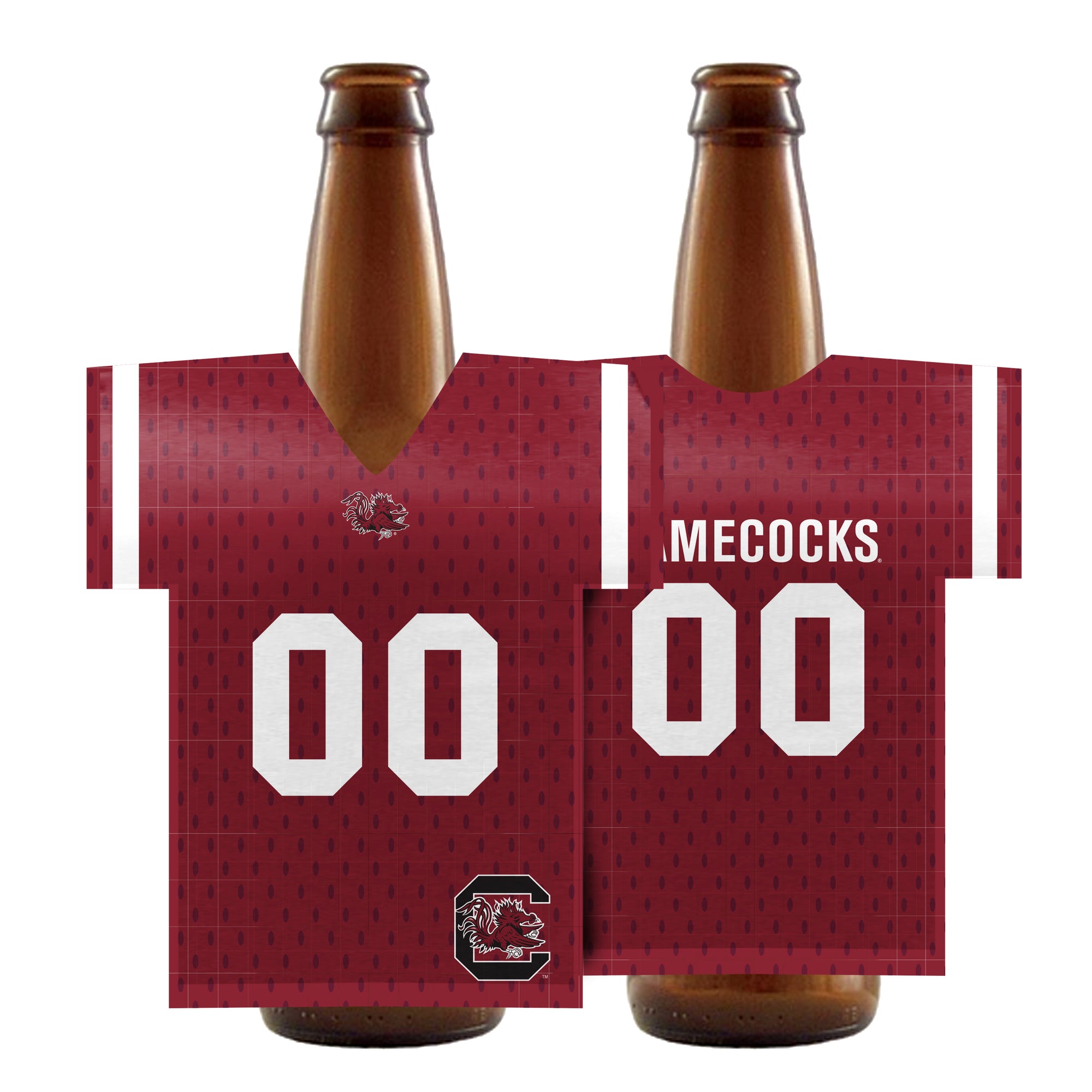 SOUTH CAROLINA GAMECOCKS JERSEY BOTTLE KOOZIE