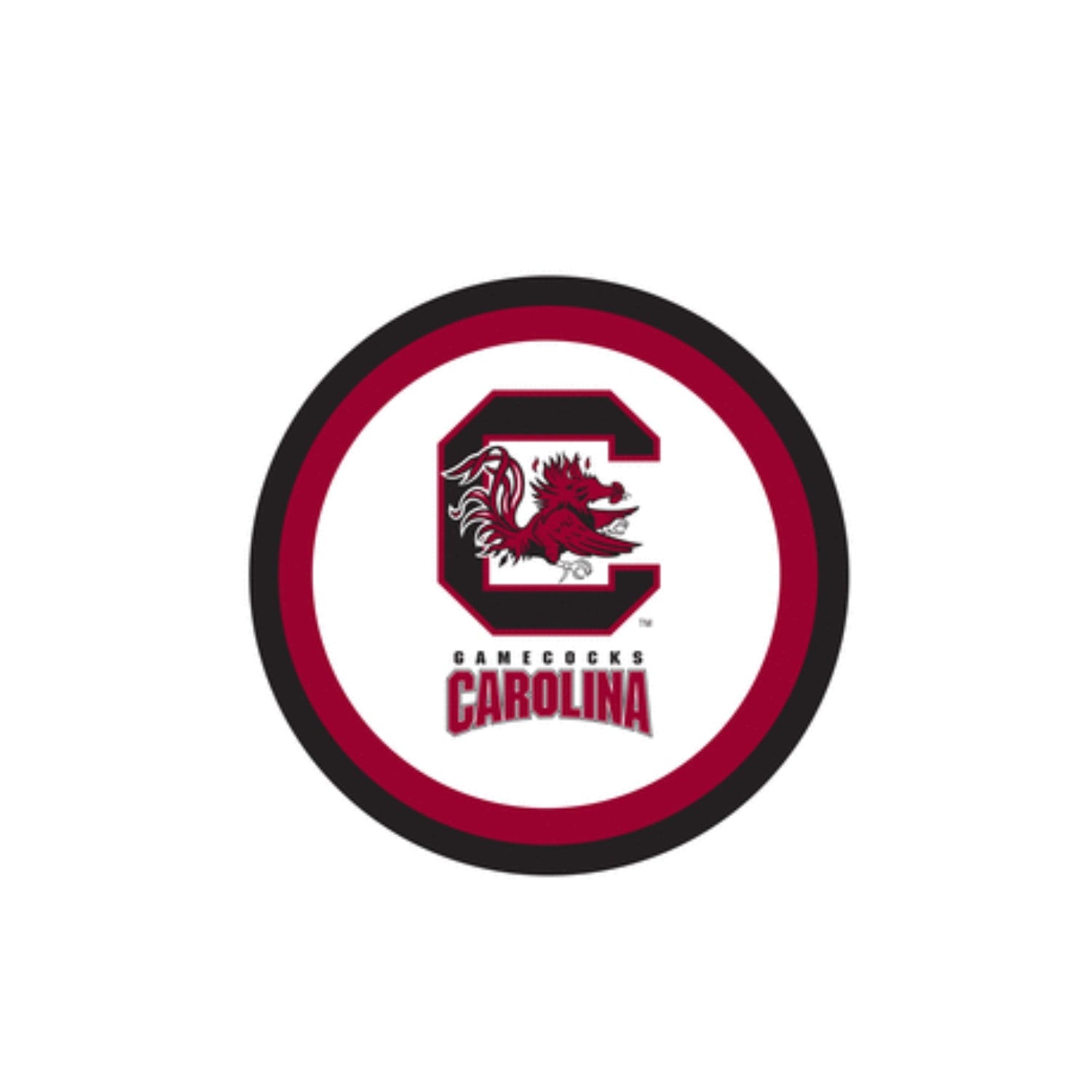 SOUTH CAROLINA GAMECOCKS 9&quot; 10 PACK LUNCH PLATES