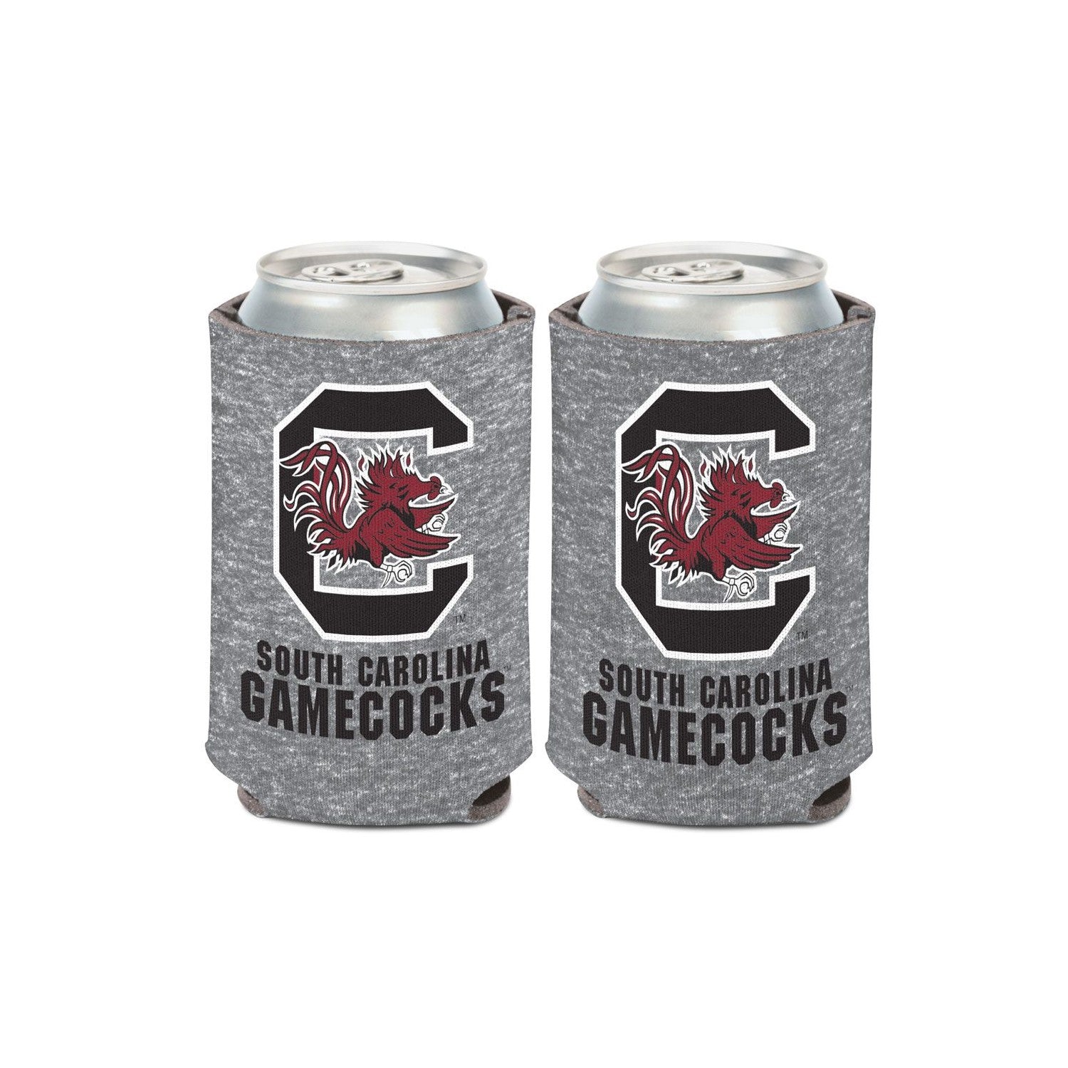 SOUTH CAROLINA GAMECOCKS HEATHER GRAY CAN COOLER