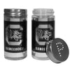 SOUTH CAROLINA GAMECOCKS BLACK SALT AND PEPPER SHAKERS