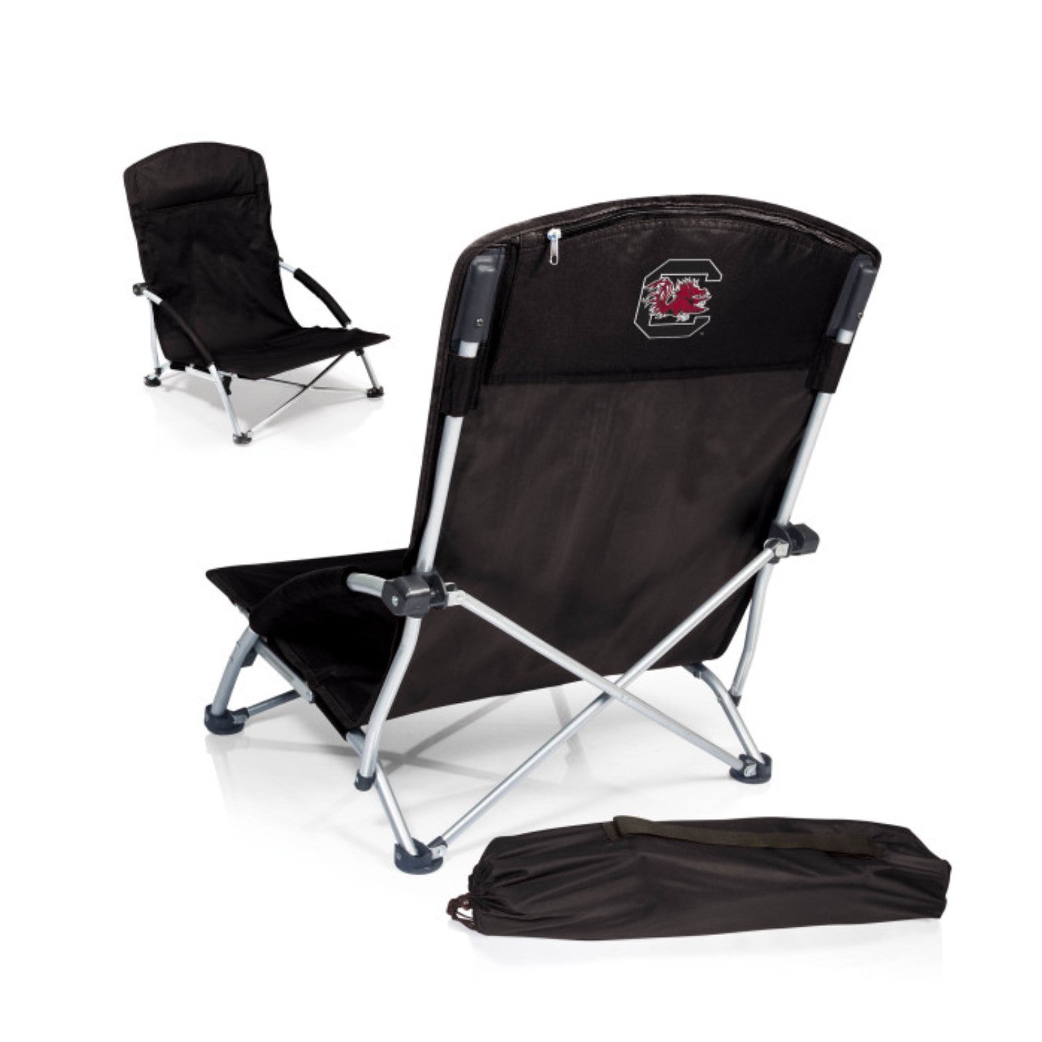 SOUTH CAROLINA GAMECOCKS BEACH CHAIR WITH CASE