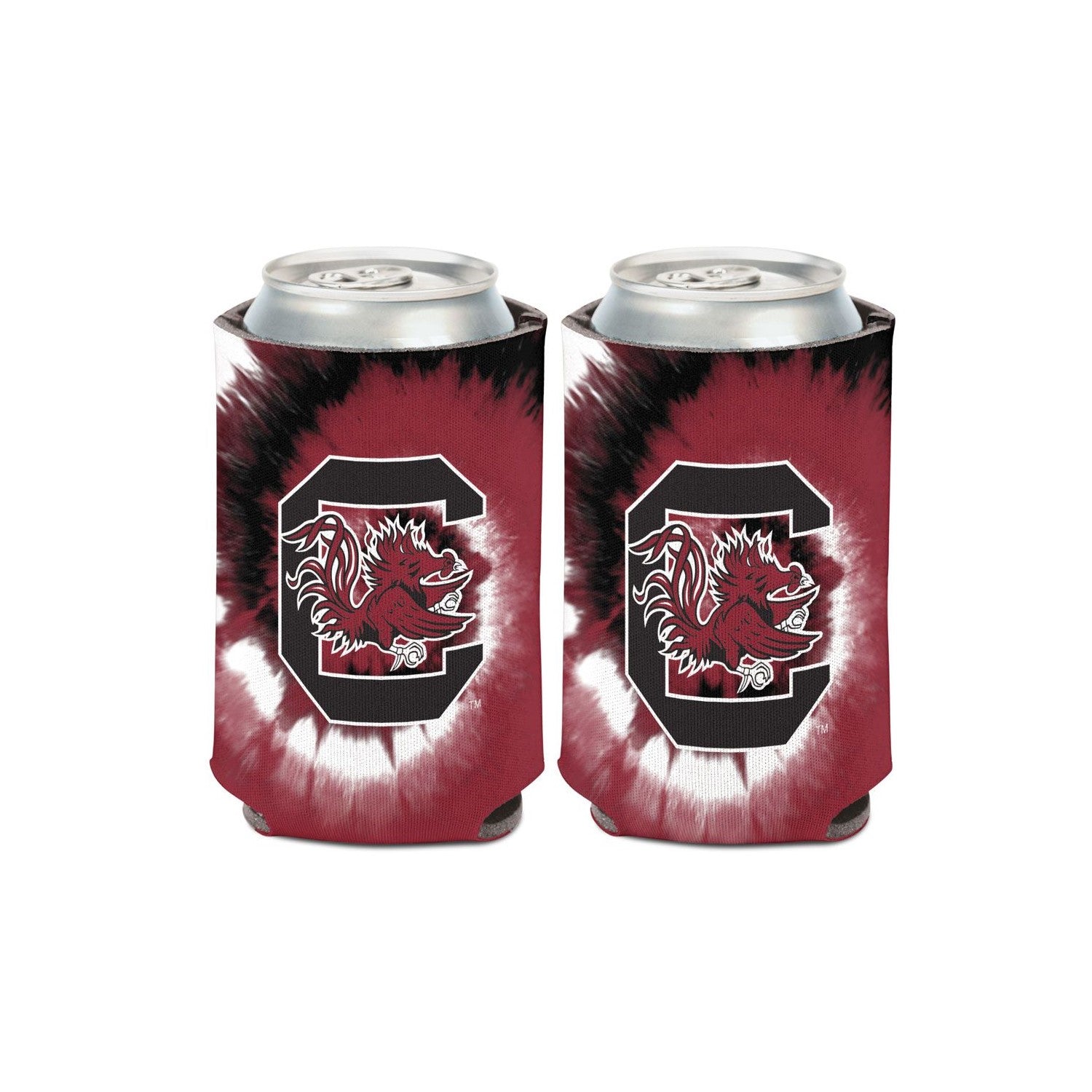 SOUTH CAROLINA GAMECOCKS TIE DYE CAN COOLIE