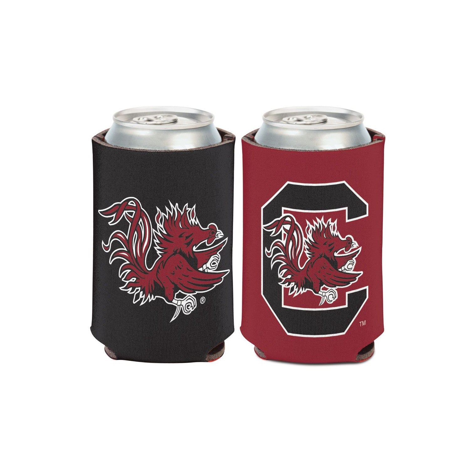 SOUTH CAROLINA GAMECOCKS DOUBLE SIDED CAN COOLER
