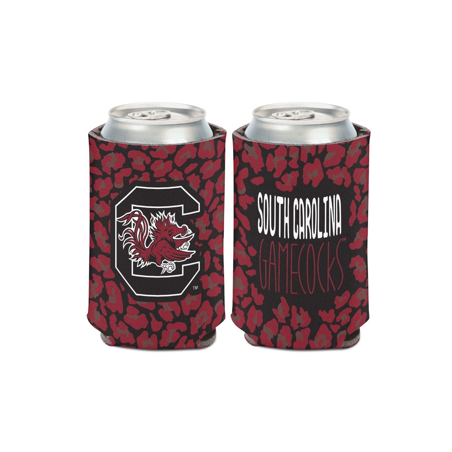 SOUTH CAROLINA GAMECOCKS LEOPARD CAN COOLER