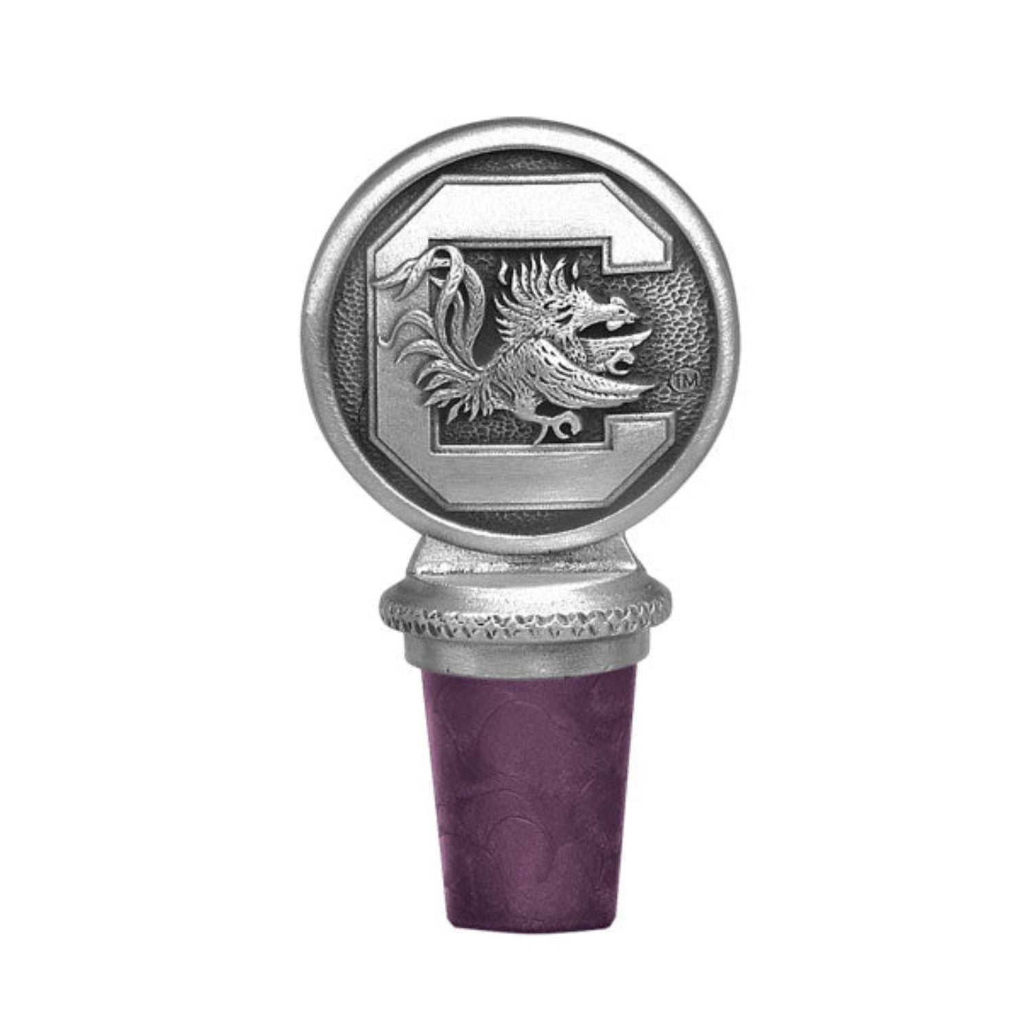 SOUTH CAROLINA GAMECOCKS BOTTLE STOPPER WITH C BLOCK