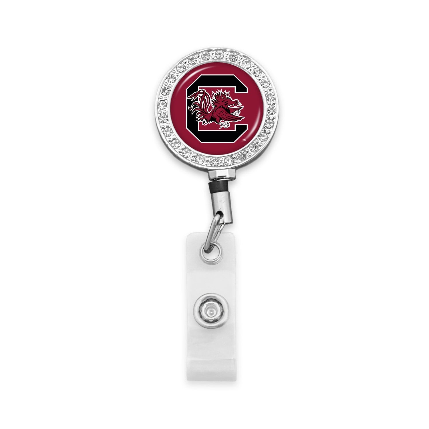 SOUTH CAROLINA GAMECOCKS CRYSTAL BADGE REEL