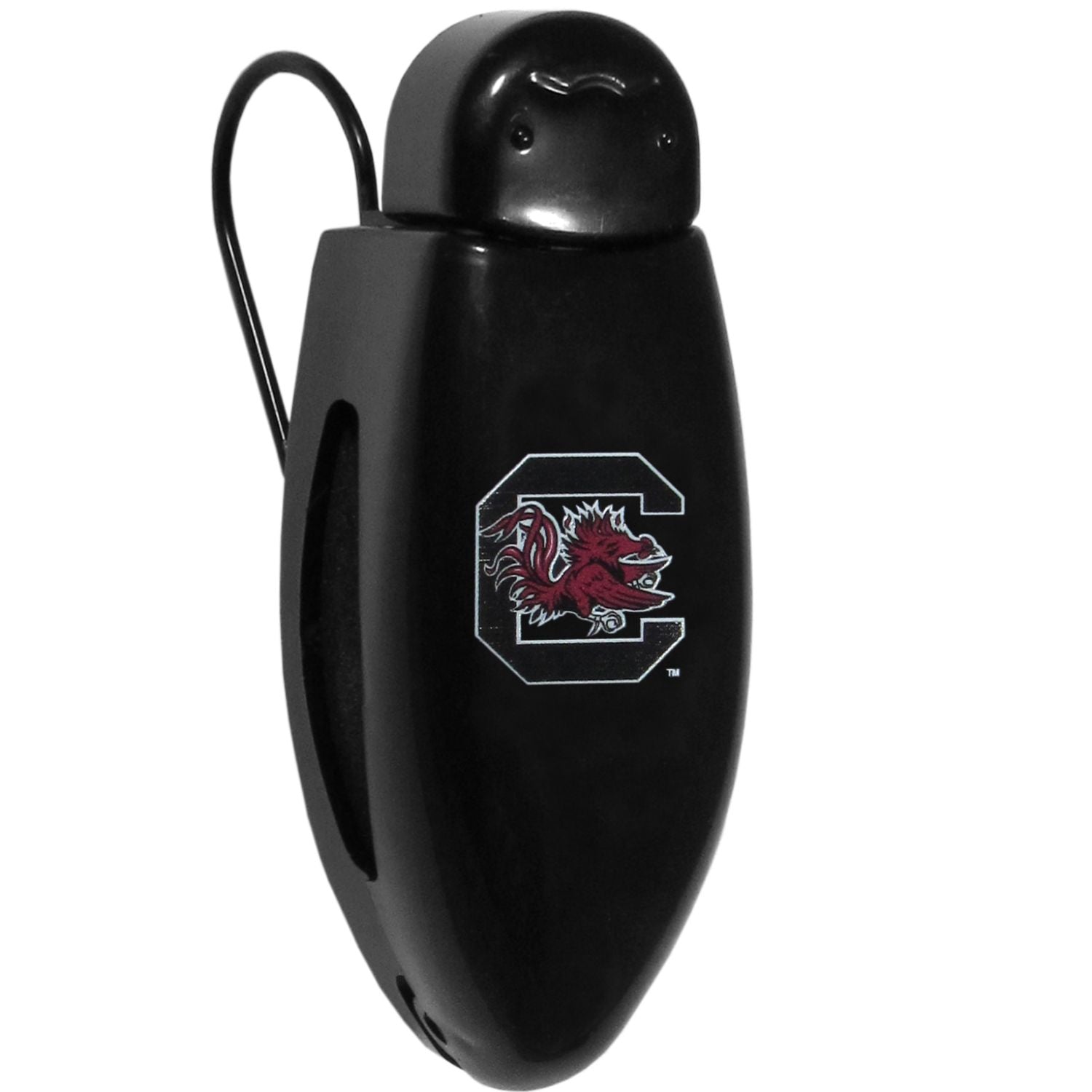 SOUTH CAROLINA GAMECOCKS BLACK BLOCK C VISOR CLIP