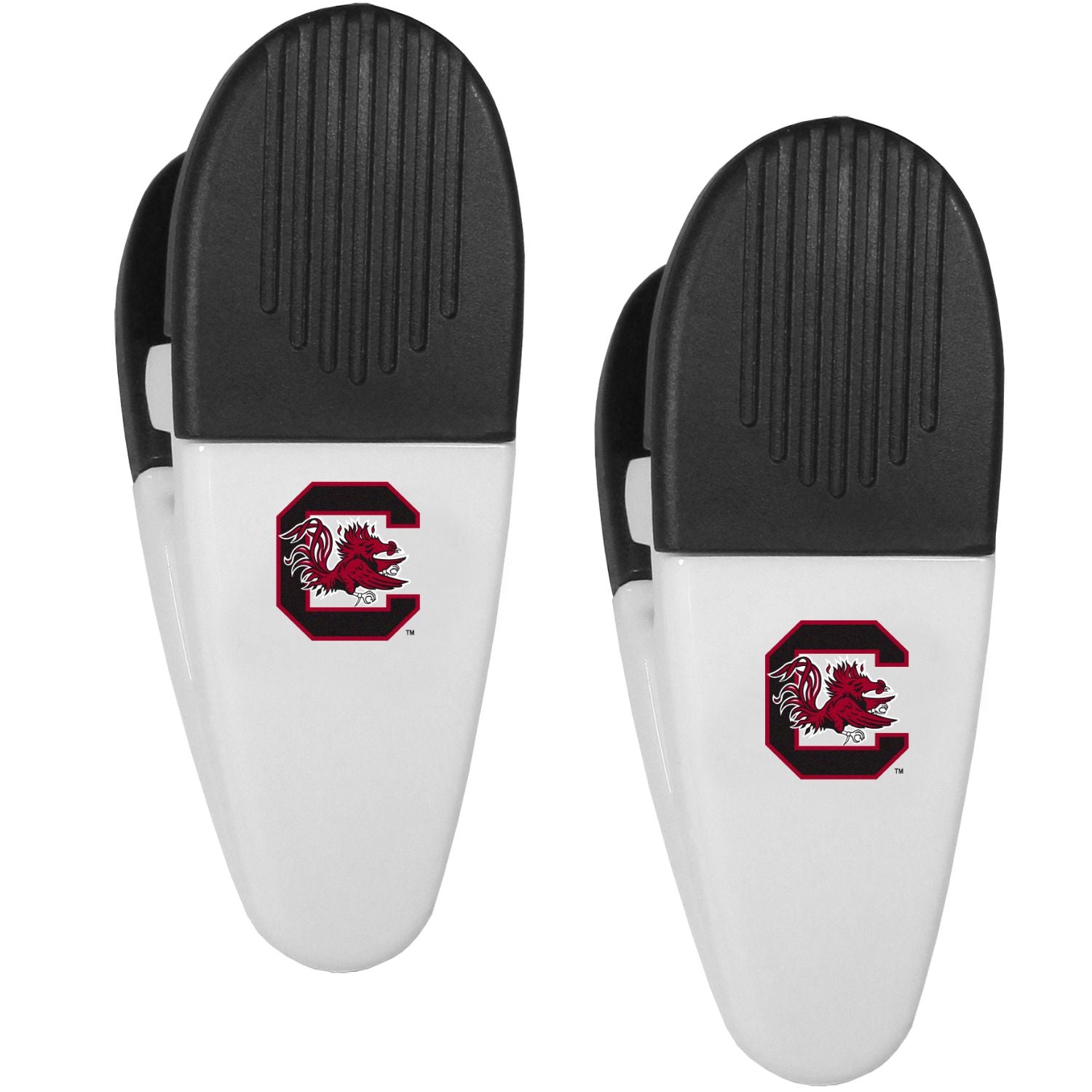 SOUTH CAROLINA GAMECOCKS 2 PACK BLOCK C MAGNET CLIP