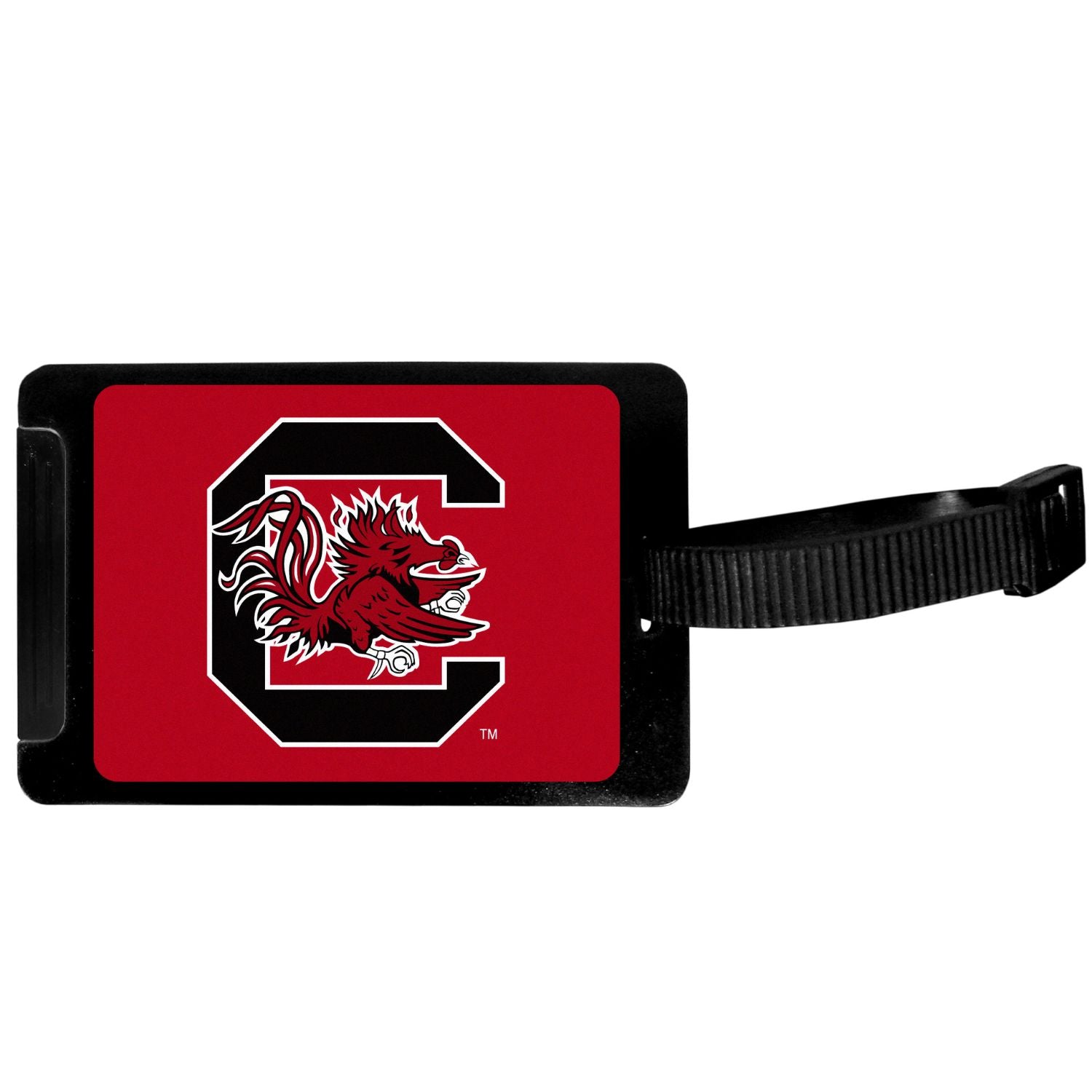 SOUTH CAROLINA GAMECOCKS BLACK BLOCK C LUGGAGE TAG