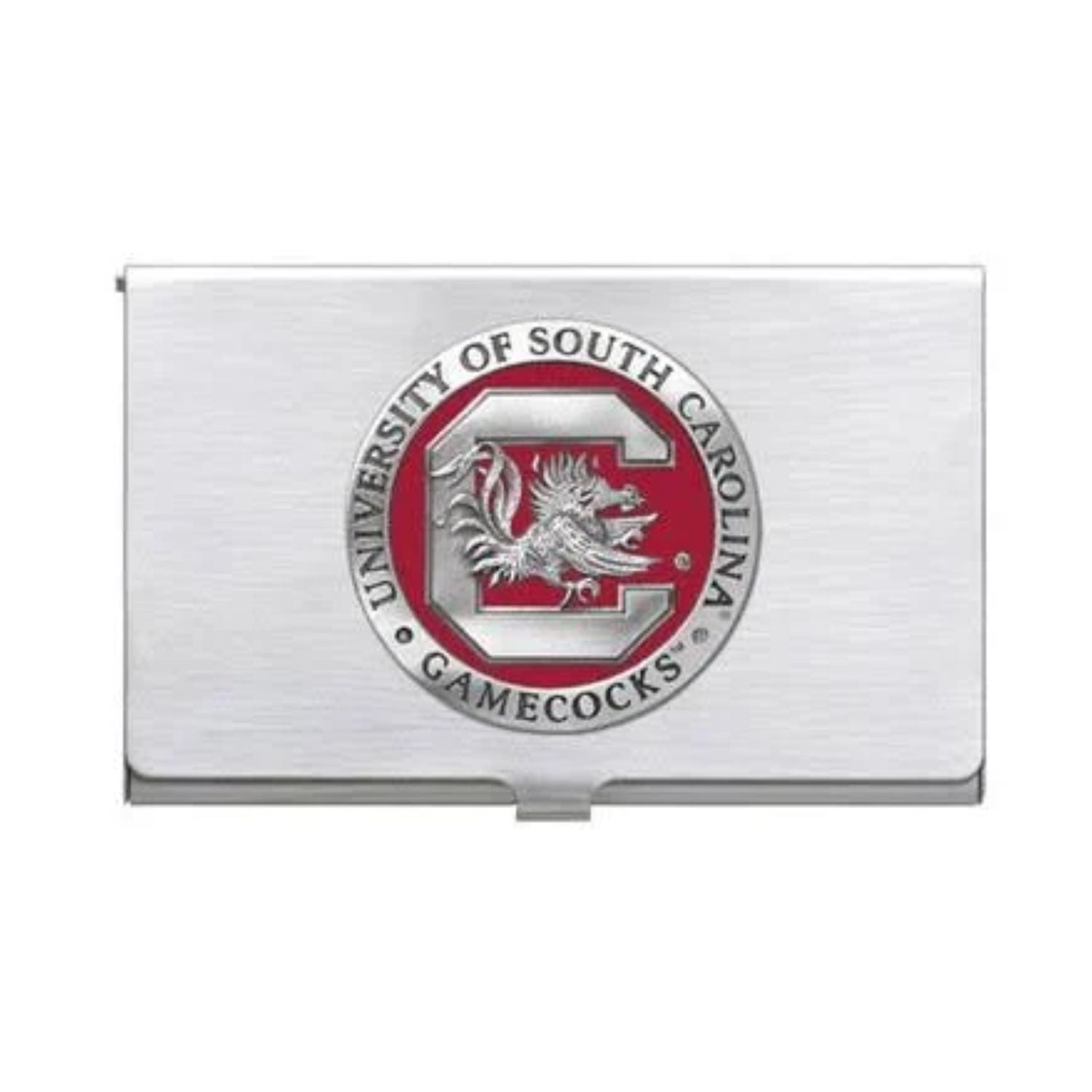 SOUTH CAROLINA GAMECOCKS BUSINESS CARD WITH C BLOCK HOLDER