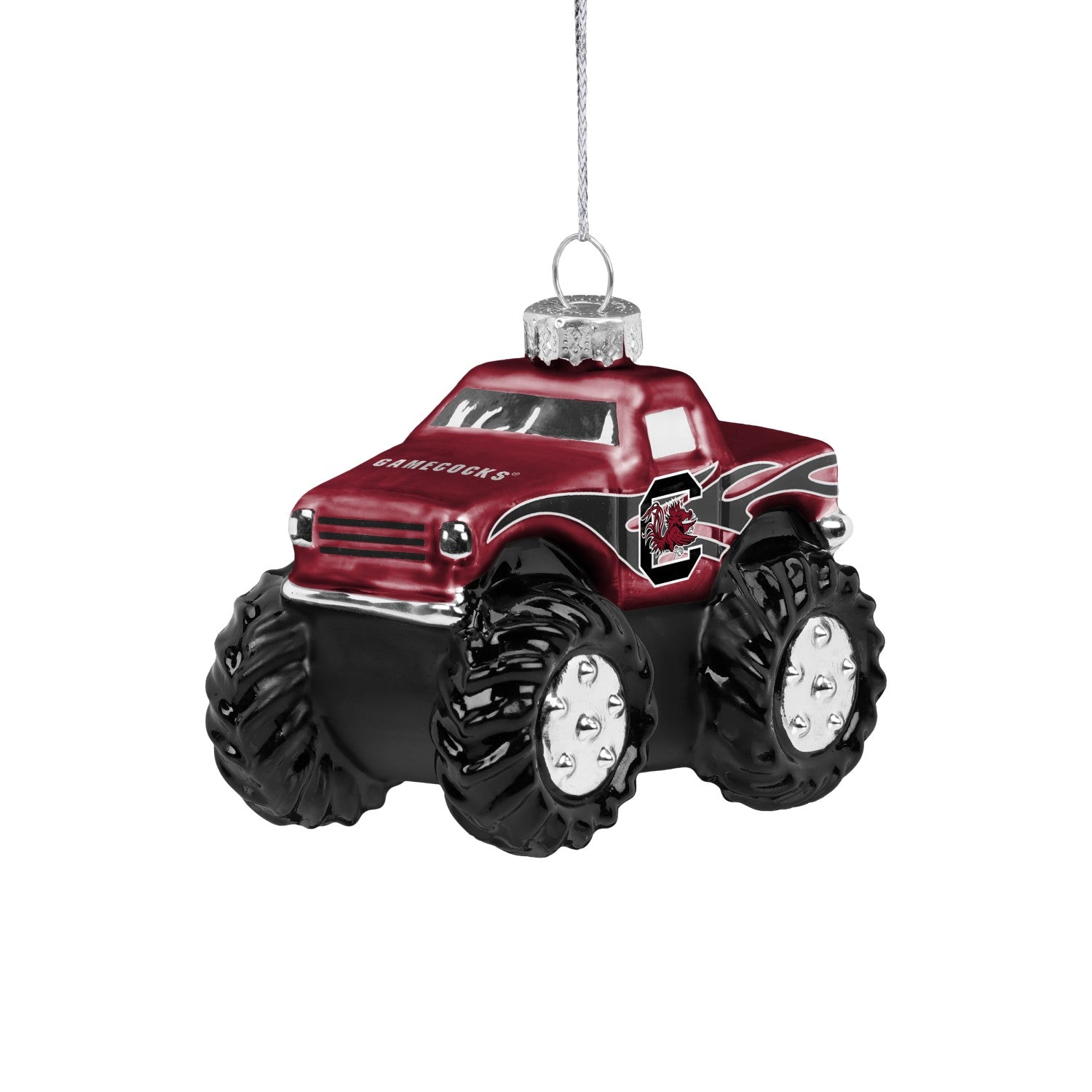 SOUTH CAROLINA GAMECOCKS MONSTER TRUCK CHRISTMAS ORNAMENT