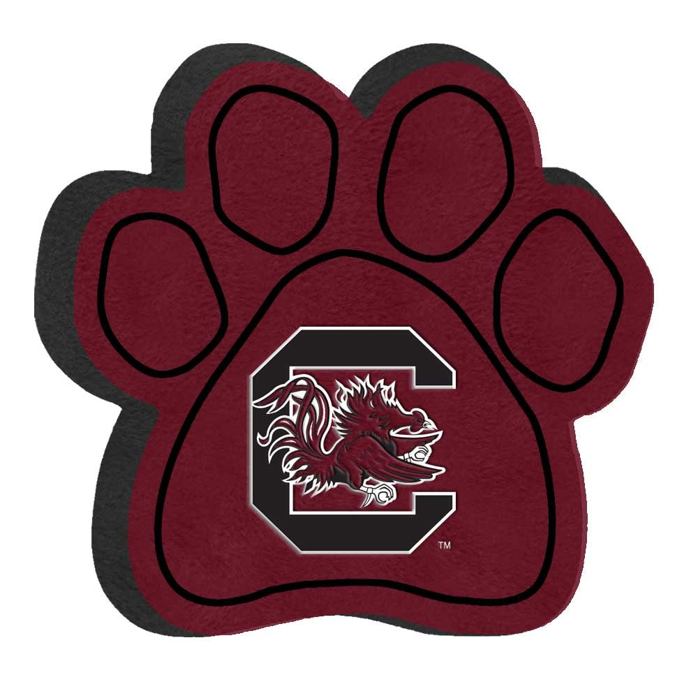 SOUTH CAROLINA GARNET BLOCK C PAW DOG TOY