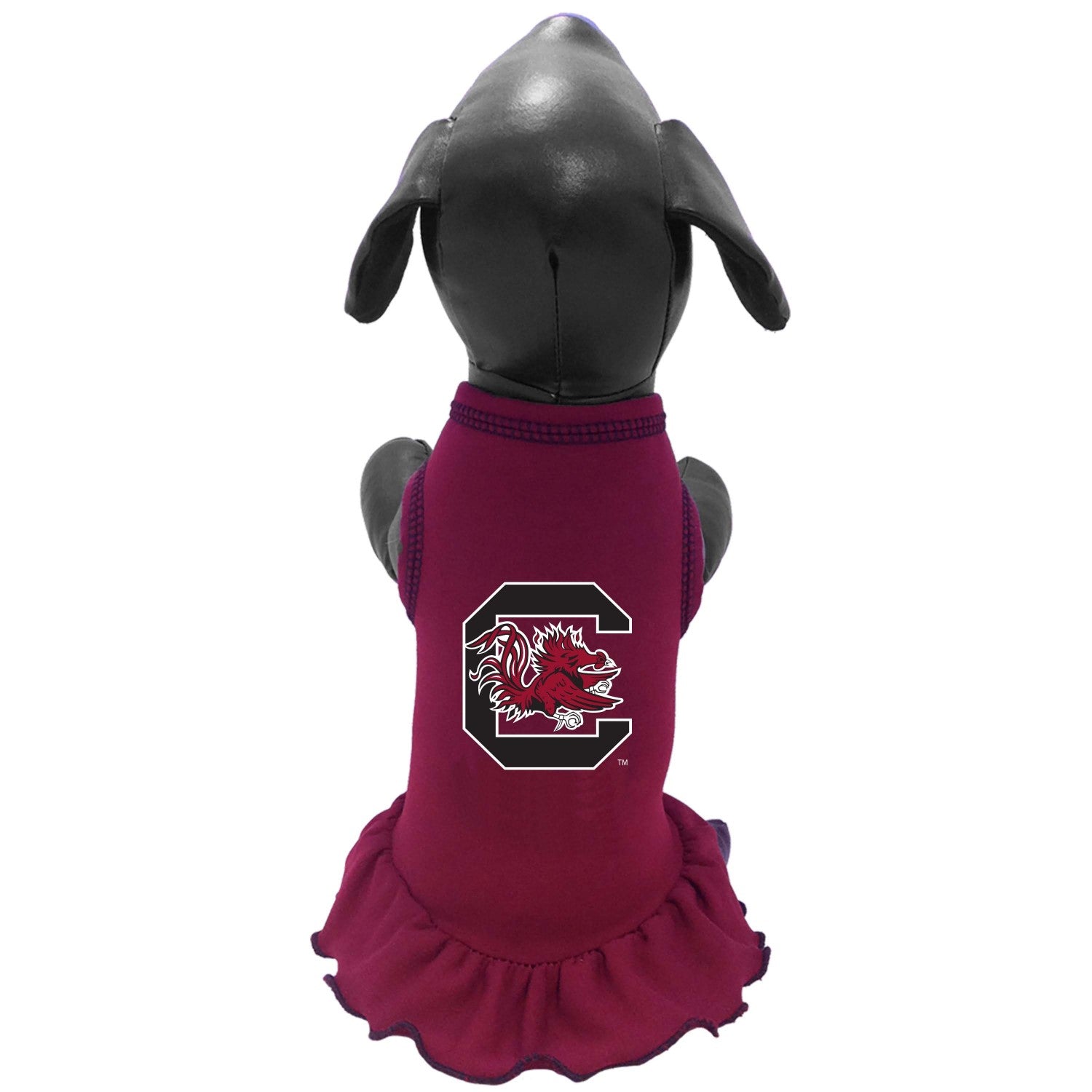 SOUTH CAROLINA GAMECOCKS GARNET DOG CHEER DRESS