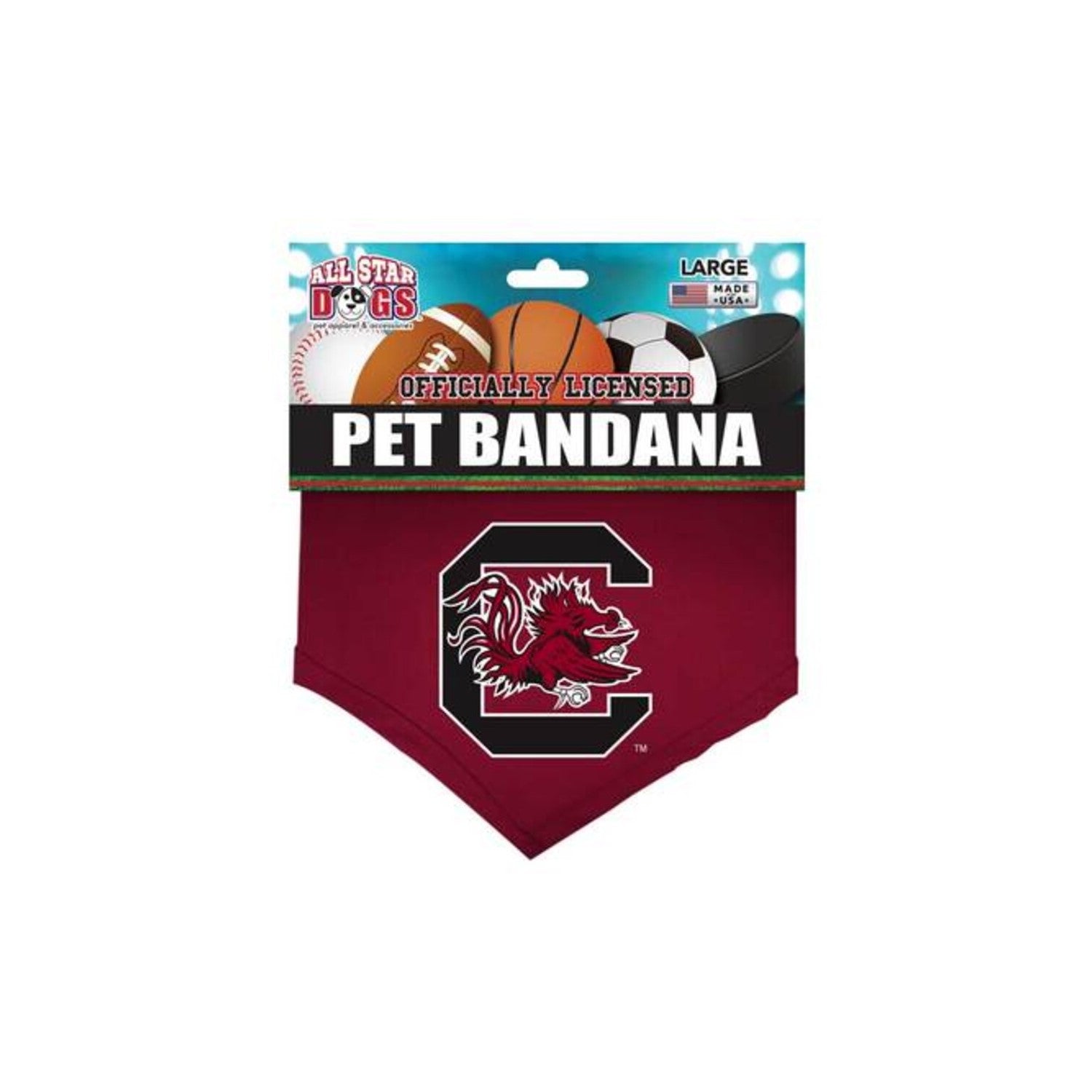 GARNET EMBROIDERED PET BANDANA