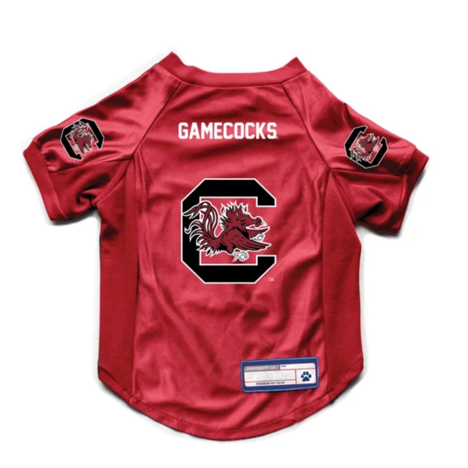 SOUTH CAROLINA GAMECOCKS GARNET PET STRETCH JERSEY