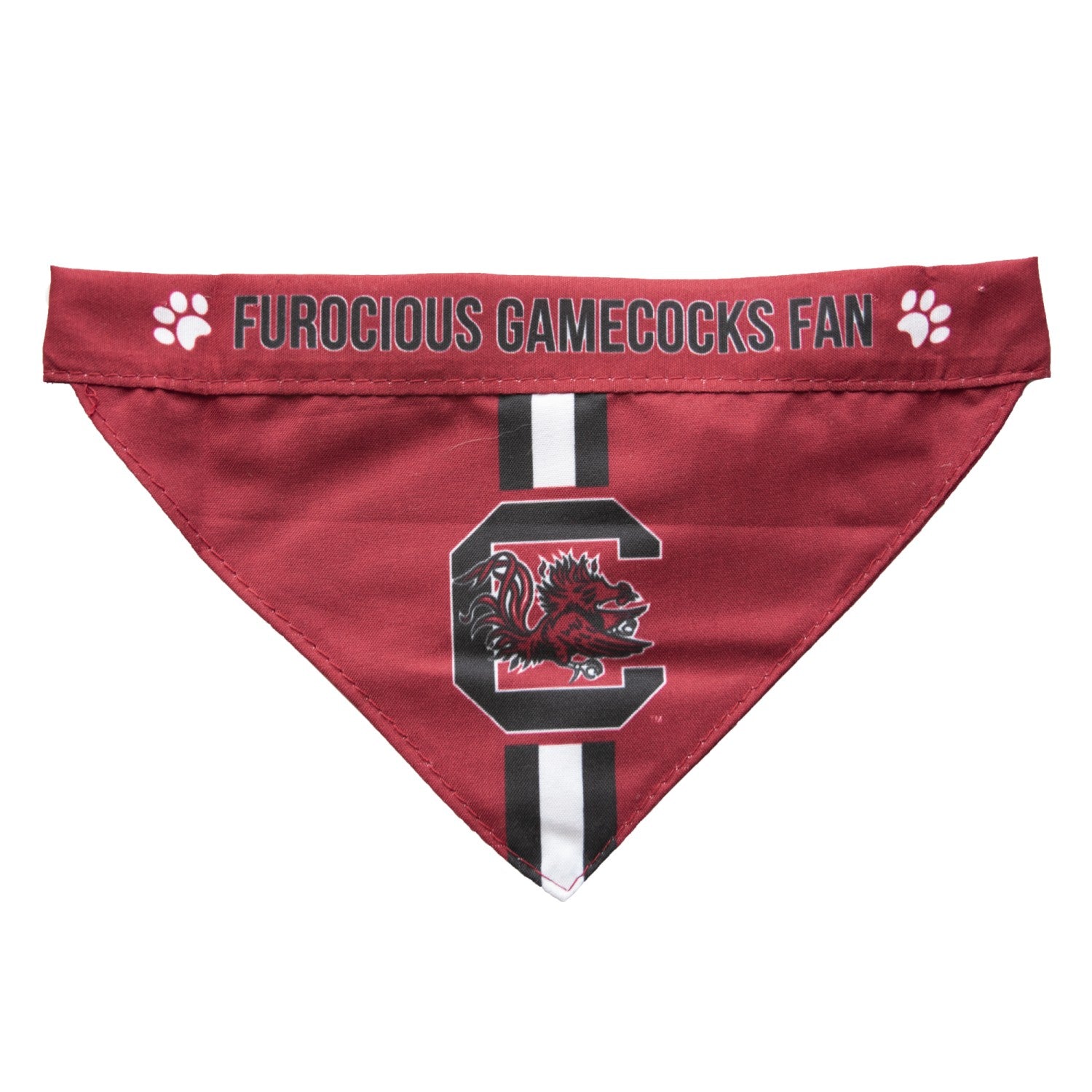SOUTH CAROLINA GAMECOCKS GARNET PET BANDANA