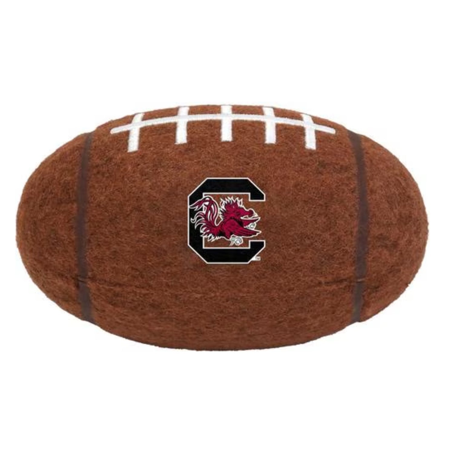 SOUTH CAROLINA GAMECOCKS BLOCK C FOOTBALL TOUGH CHEWER PET TOY