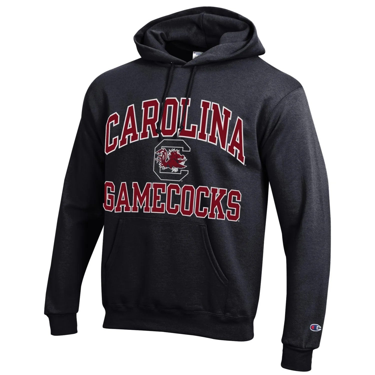 SOUTH CAROLINA GAMECOCKS BLACK ARCH CAROLINA OVER GAMECOCKS HOOD