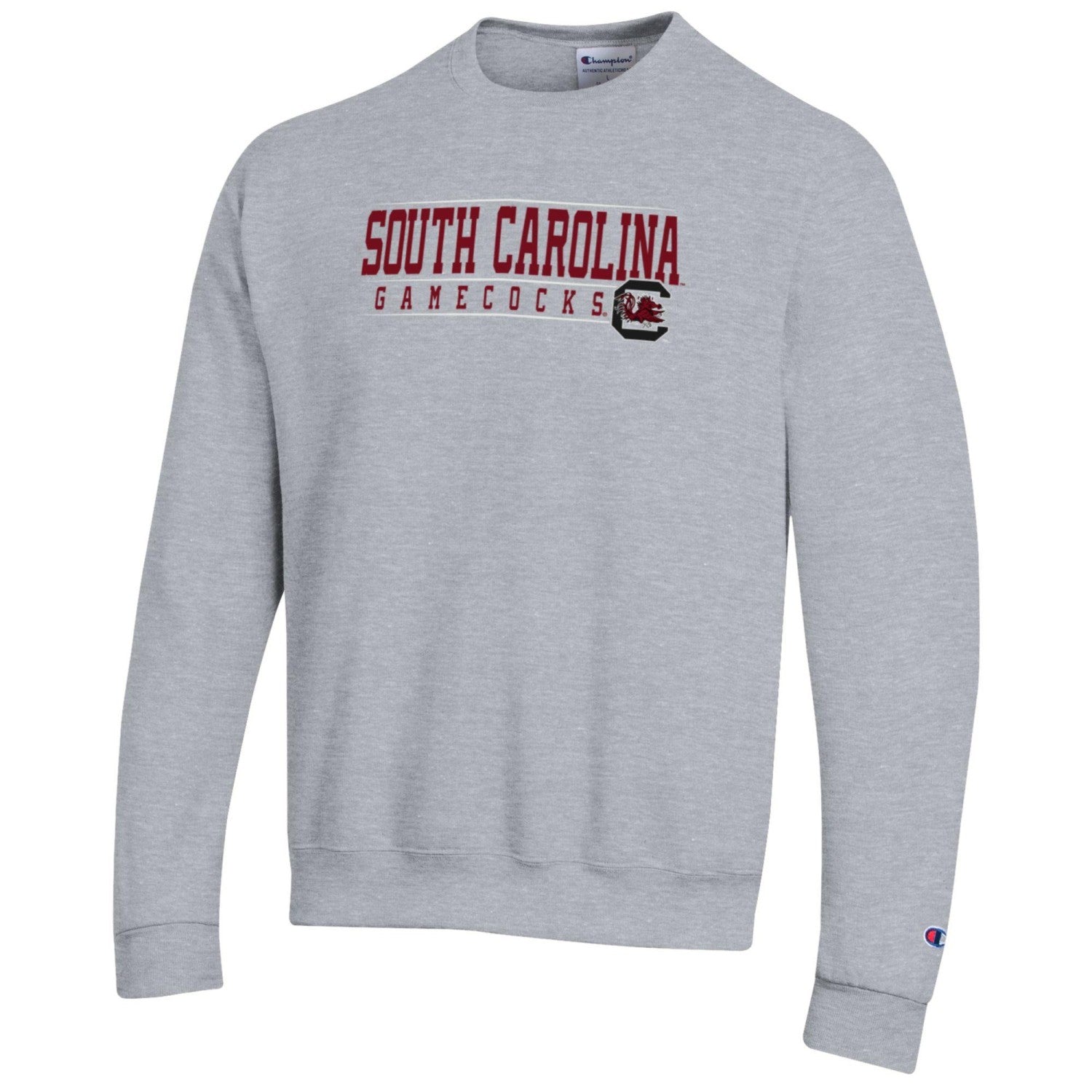 SOUTH CAROLINA GAMECOCKS GRAY SC OVER GAMECOCKS BLOCK C CREW