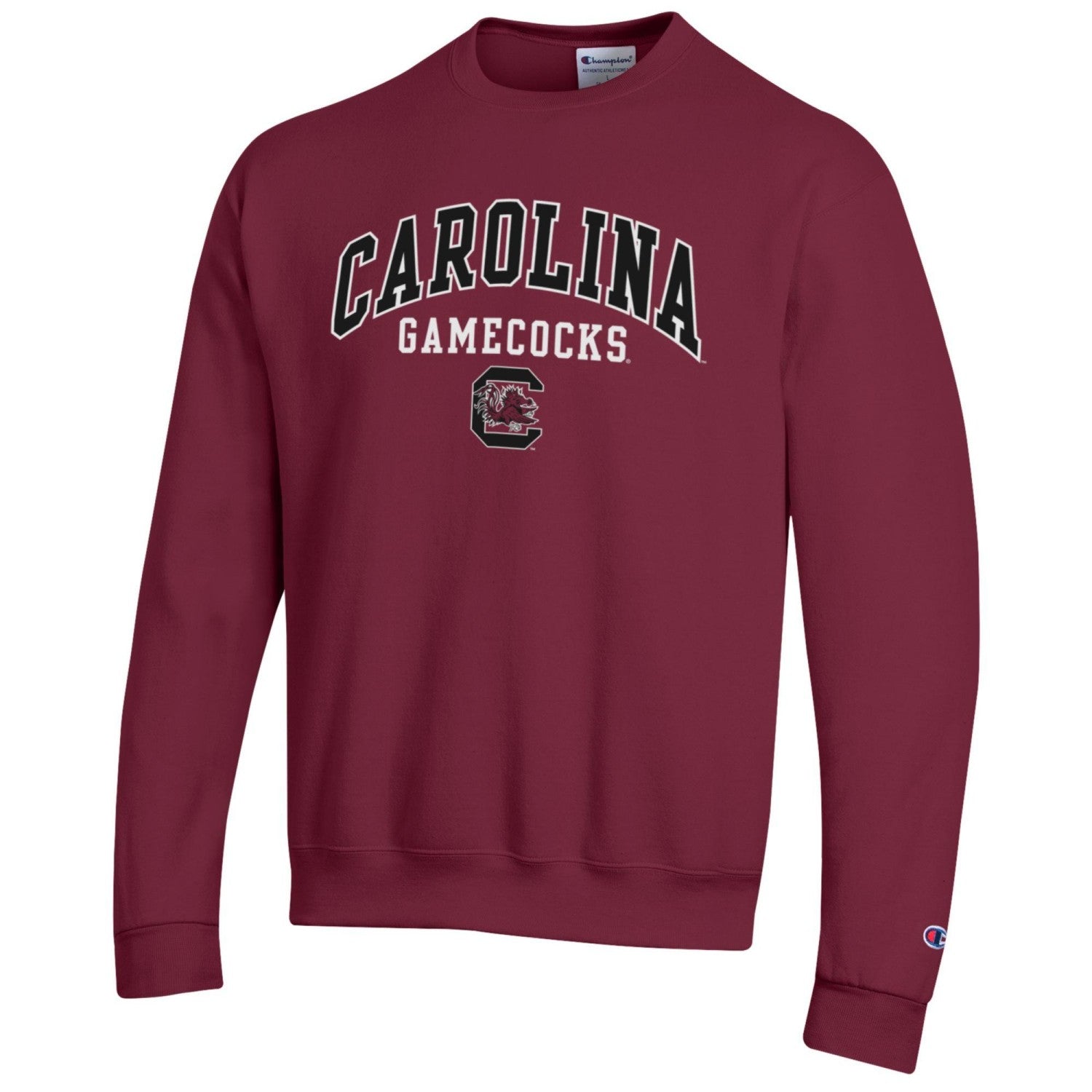 SOUTH CAROLINA GAMECOCKS GARNET ARCH OVER GAMECOCKS BLOCK C CREW