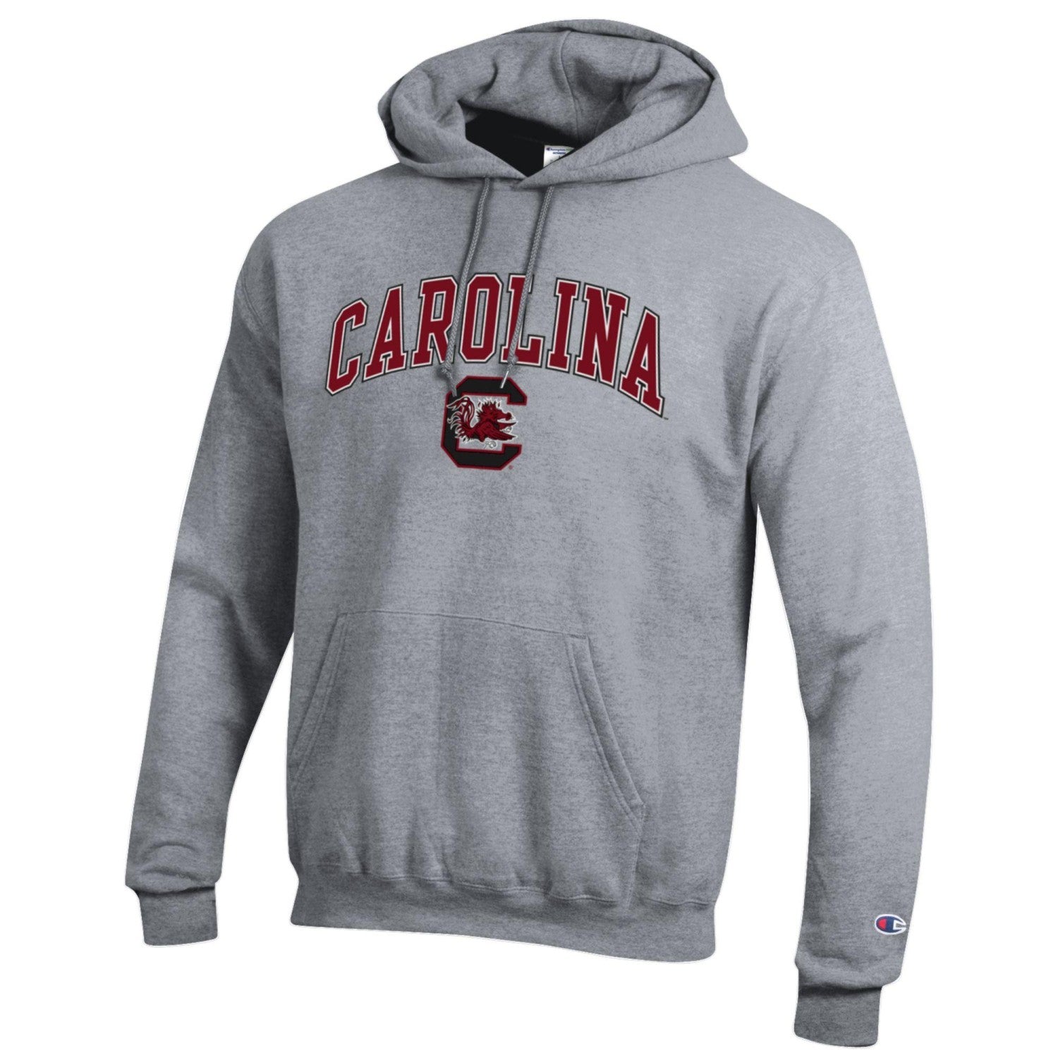 SOUTH CAROLINA GAMECOCKS GRAY ARCH CAROLINA BLOCK C HOOD