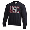 BLACK USC GAMECOCKS COTTON TUMBLE CREW