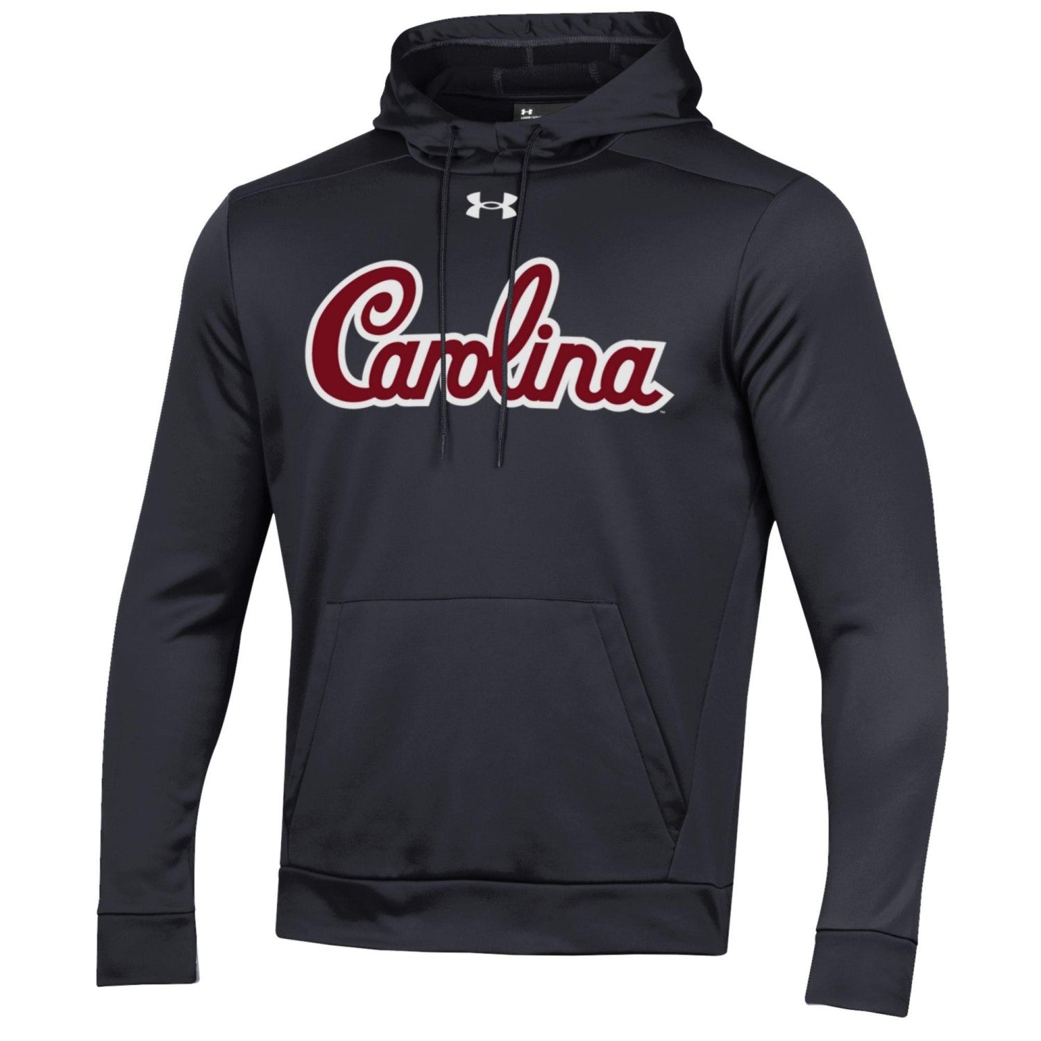 SOUTH CAROLINA GAMECOCKS BLACK SCRIPT FLEECE UA HOOD