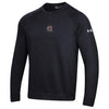 SOUTH CAROLINA GAMECOCKS BLACK EMBROIDERED BLOCK C UA ALL DAY CREW