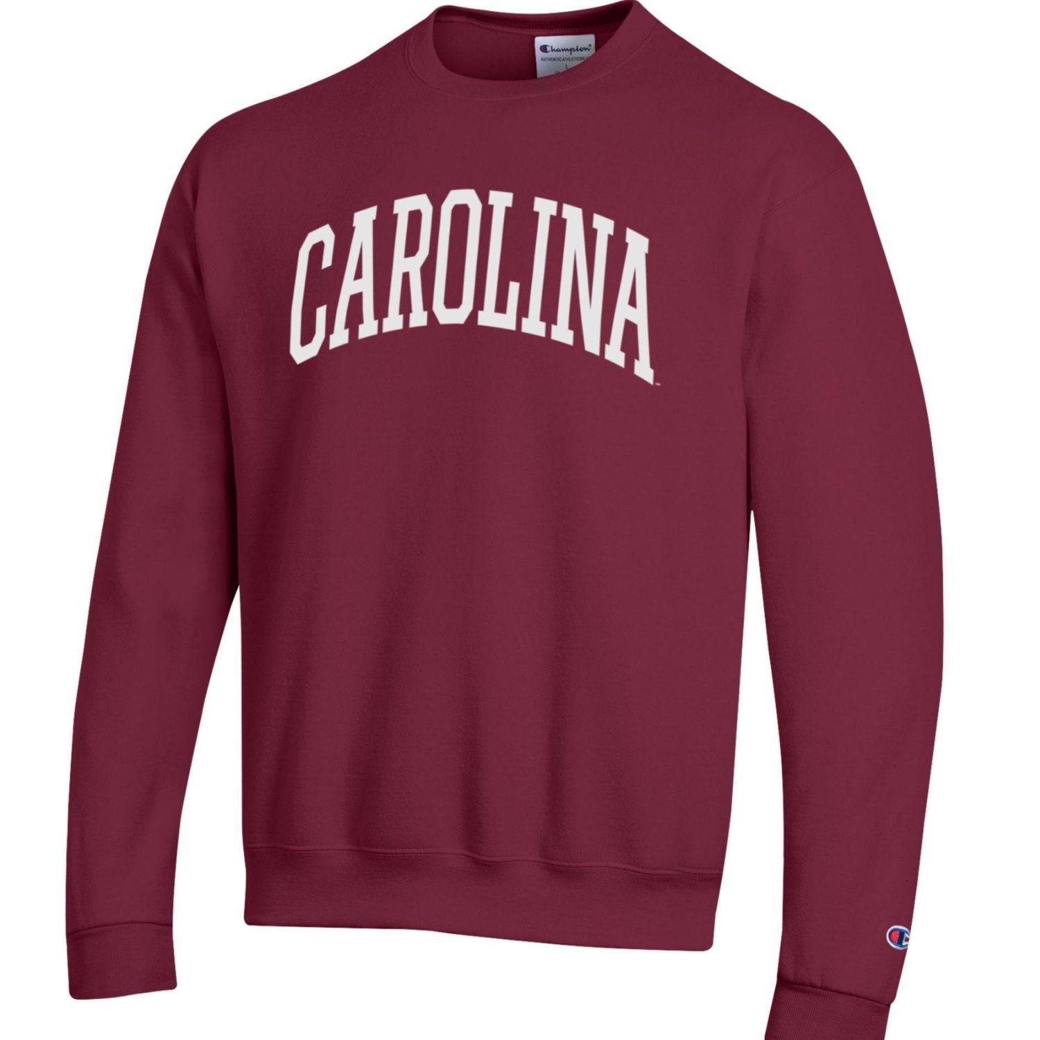 SOUTH CAROLINA GAMECOCKS CHAMPION GARNET ARCH CAROLINA CREWNECK
