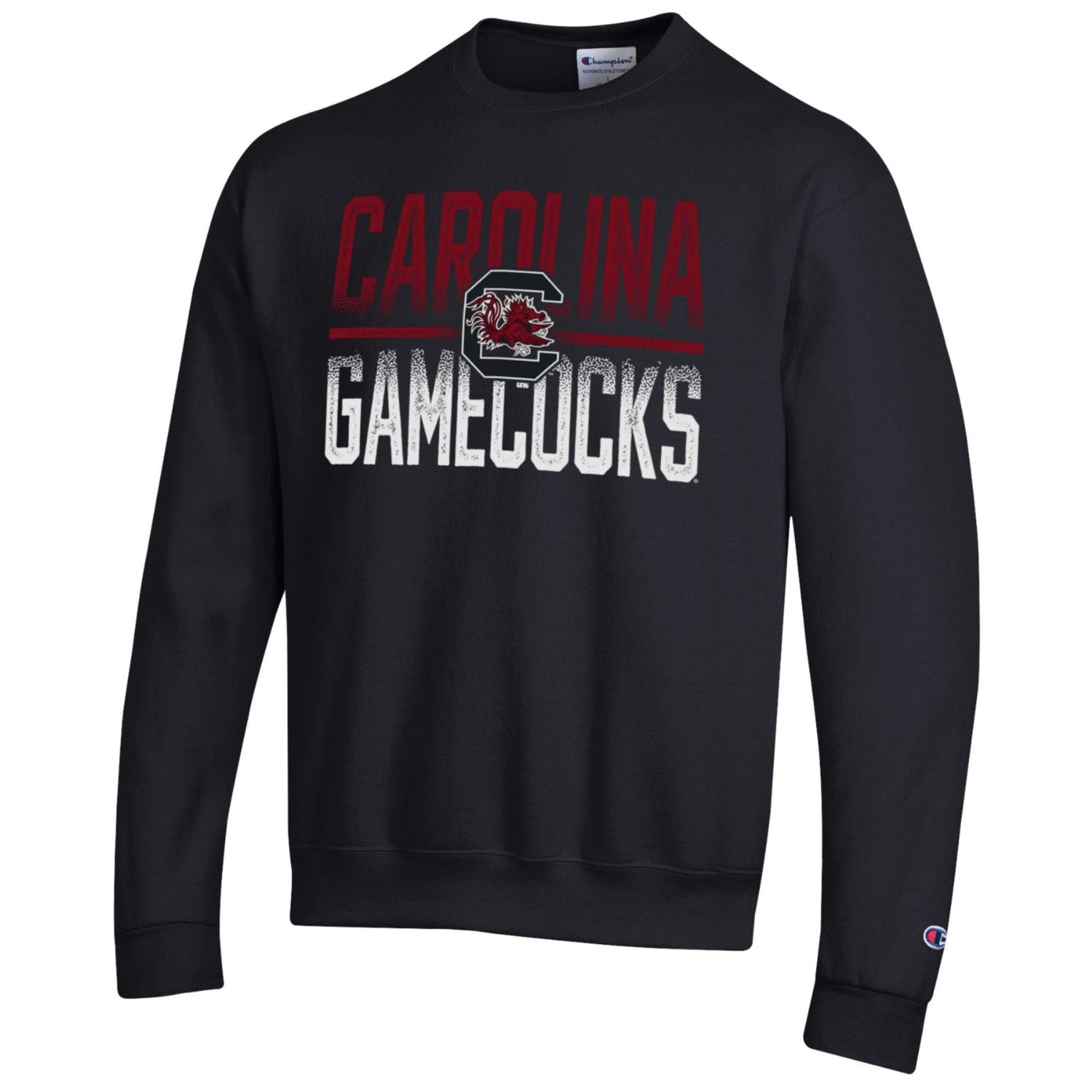 SOUTH CAROLINA GAMECOCKS CHAMPION BLACK BAR CREWNECK