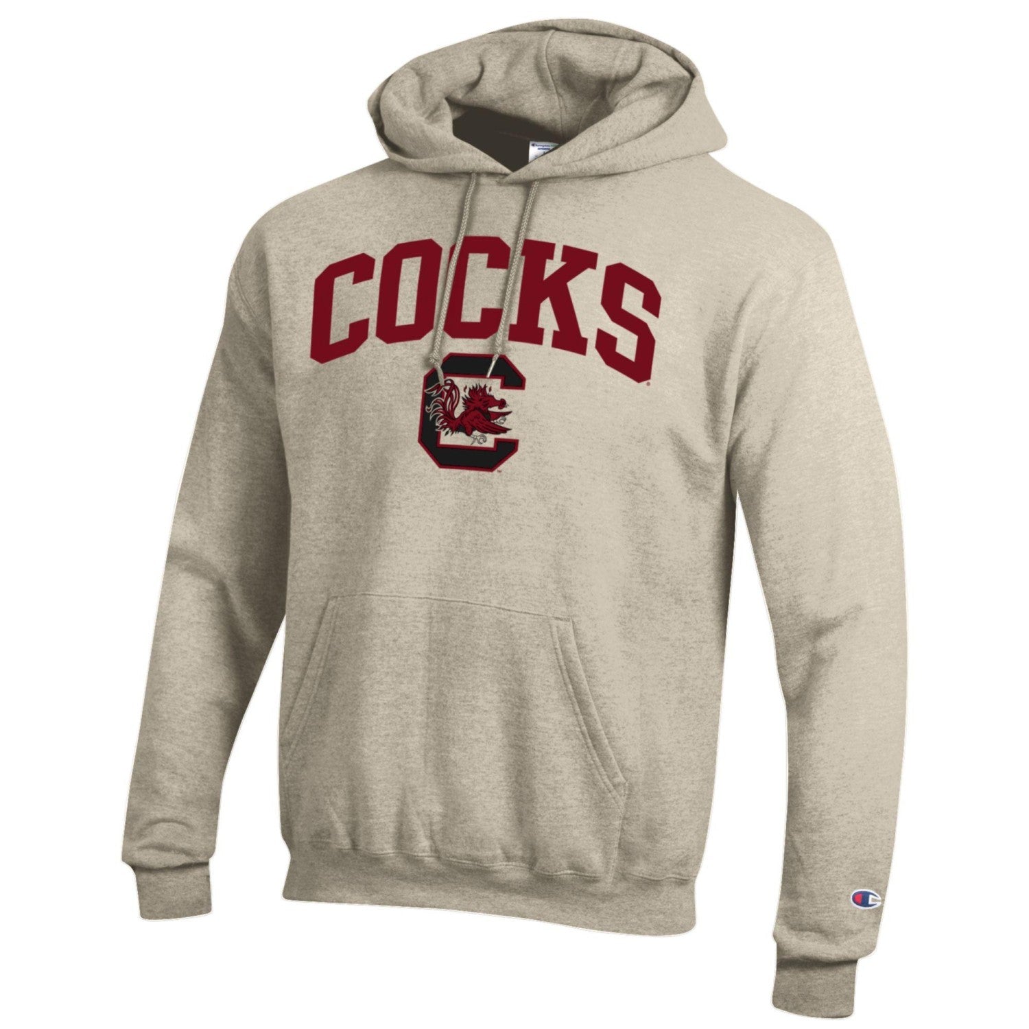 SOUTH CAROLINA GAMECOCKS OATMEAL ARCH COCKS HOODIE