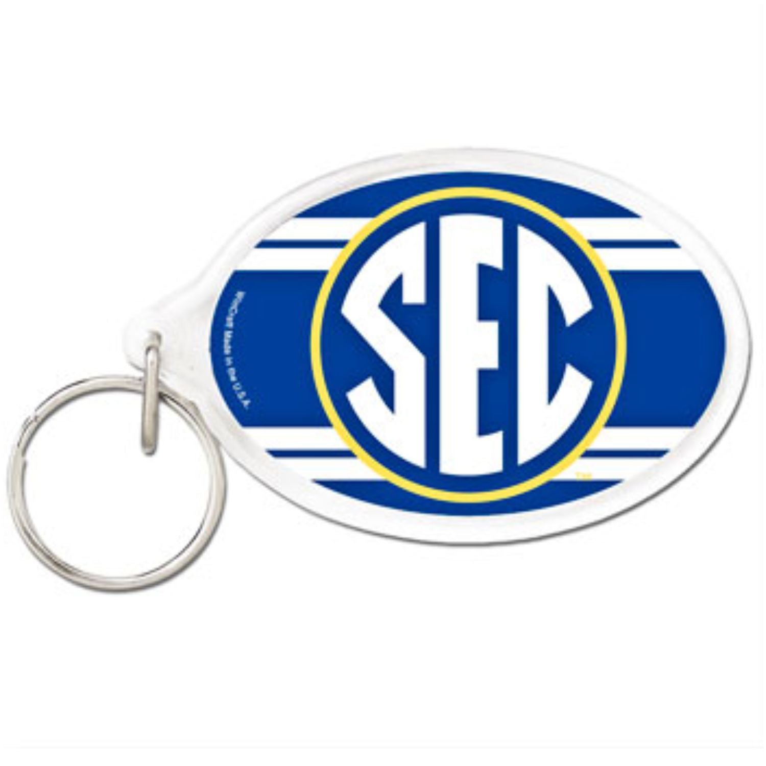 SEC BLUE/GOLD KEYCHAIN