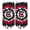 SOUTH CAROLINA NO SHOW TIE DYE SOCKS