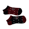 SOUTH CAROLINA GAMECOCKS GARNET/BLACK LARGE 2 PACK POLKA DOT SOCKS