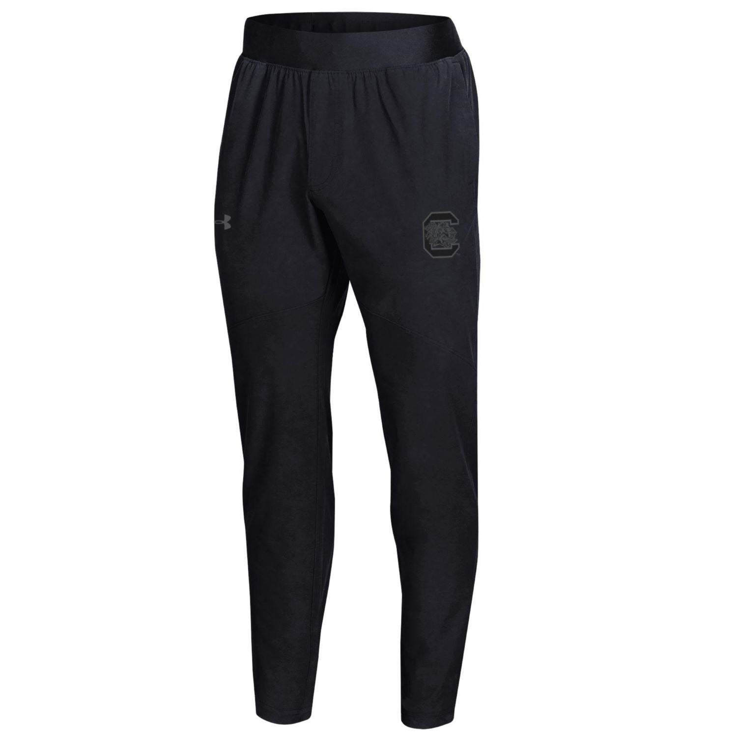 SOUTH CAROLINA GAMECOCKS BLACK STRETCH WOVEN PANTS