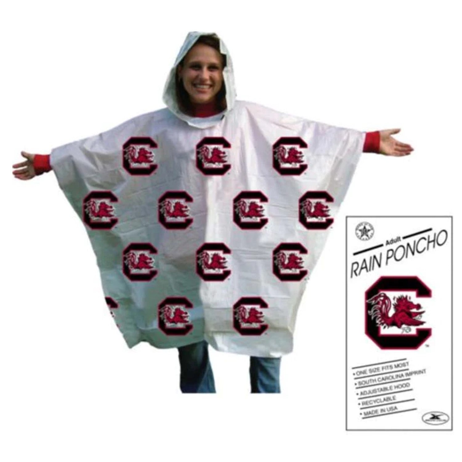 SOUTH CAROLINA BLOCK C PONCHO