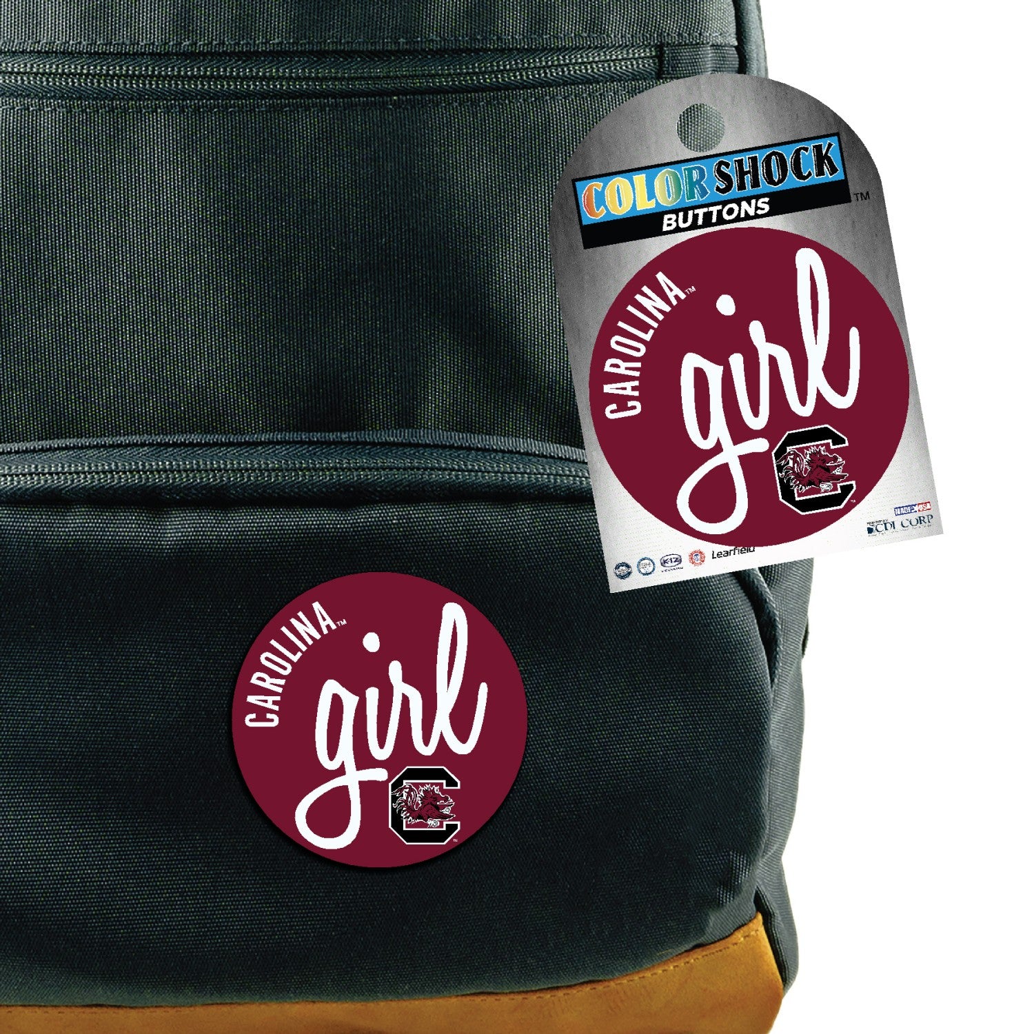 SOUTH CAROLINA GAMECOCKS 3" CAROLINA GIRL BUTTON