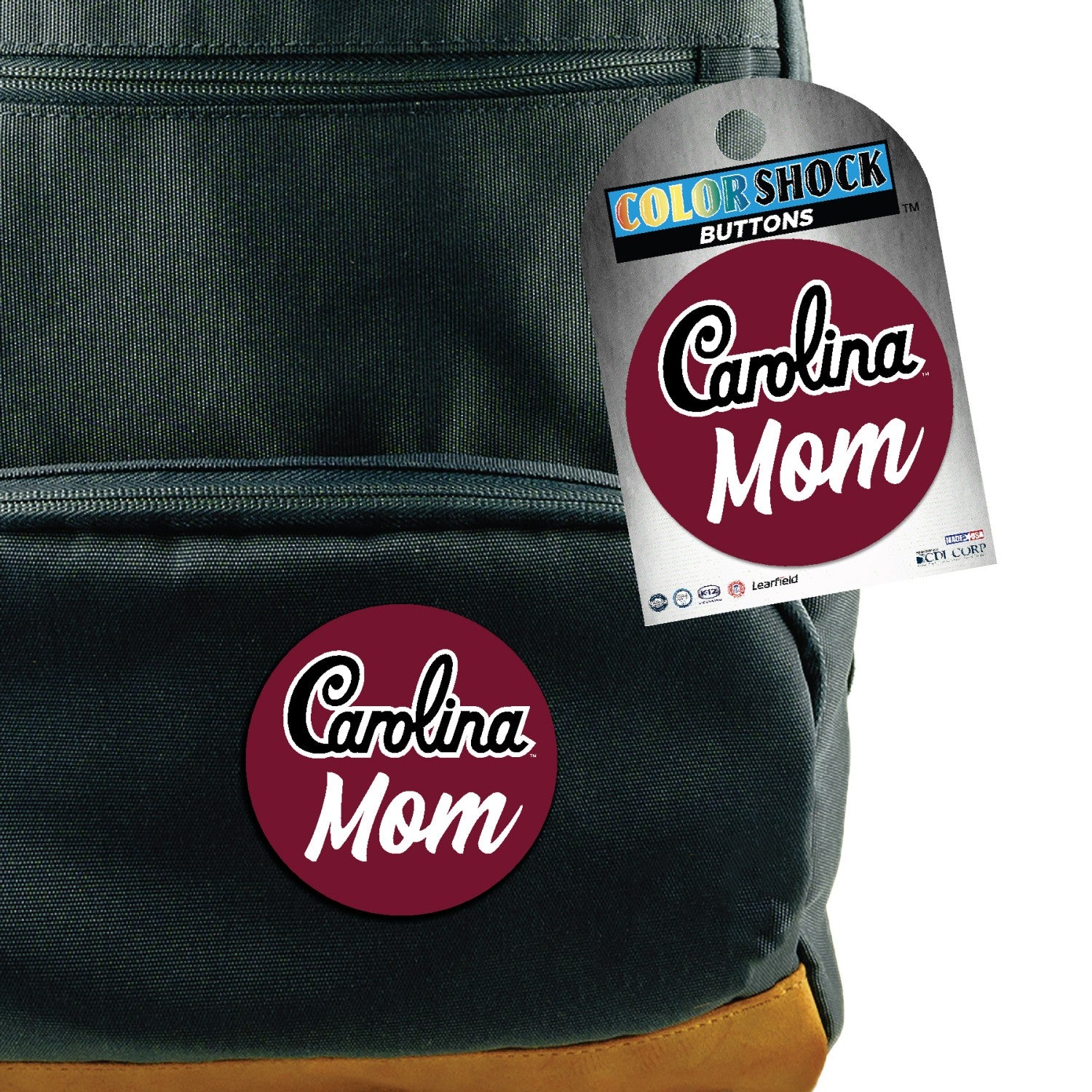 SOUTH CAROLINA GAMECOCKS 3" CAROLINA MOM BUTTON