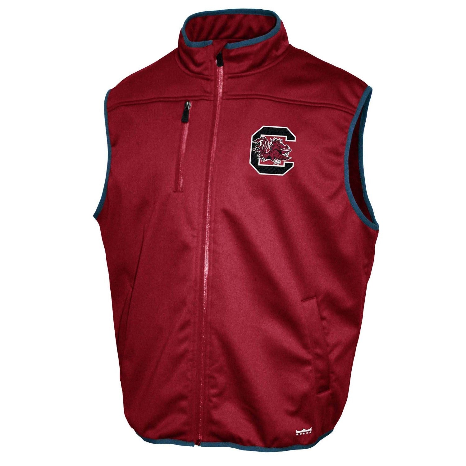 SOUTH CAROLINA GAMECOCKS GARNET SOFTSHELL VEST