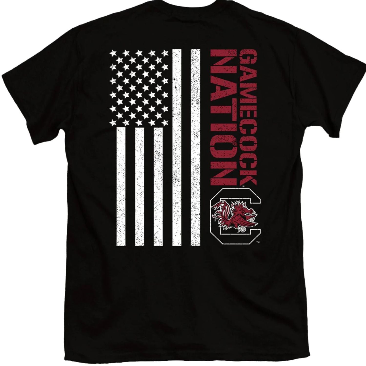 BLACK SOUTH CAROLINA GAMECOCK NATION T-SHIRT