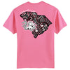 PINK FLOWER STATE GAMECOCK TEE