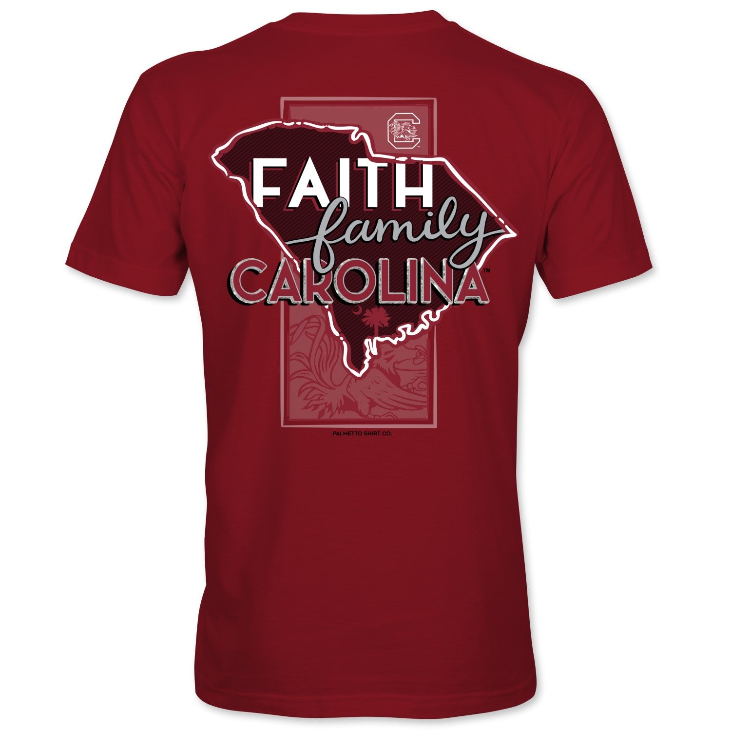 SOUTH CAROLINA GAMECOCKS GARNET FAITH FAMILY CAROLINA