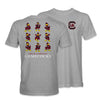 SOUTH CAROLINA GAMECOCKS MULTI COCKY T-SHIRT