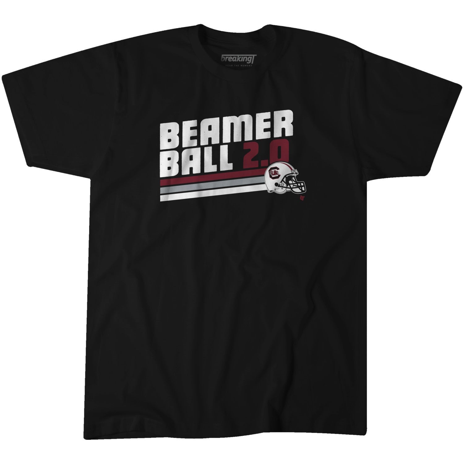 BLACK SOUTH CAROLINA GAMECOCKS BEAMER BALL 2.0 T-SHIRT