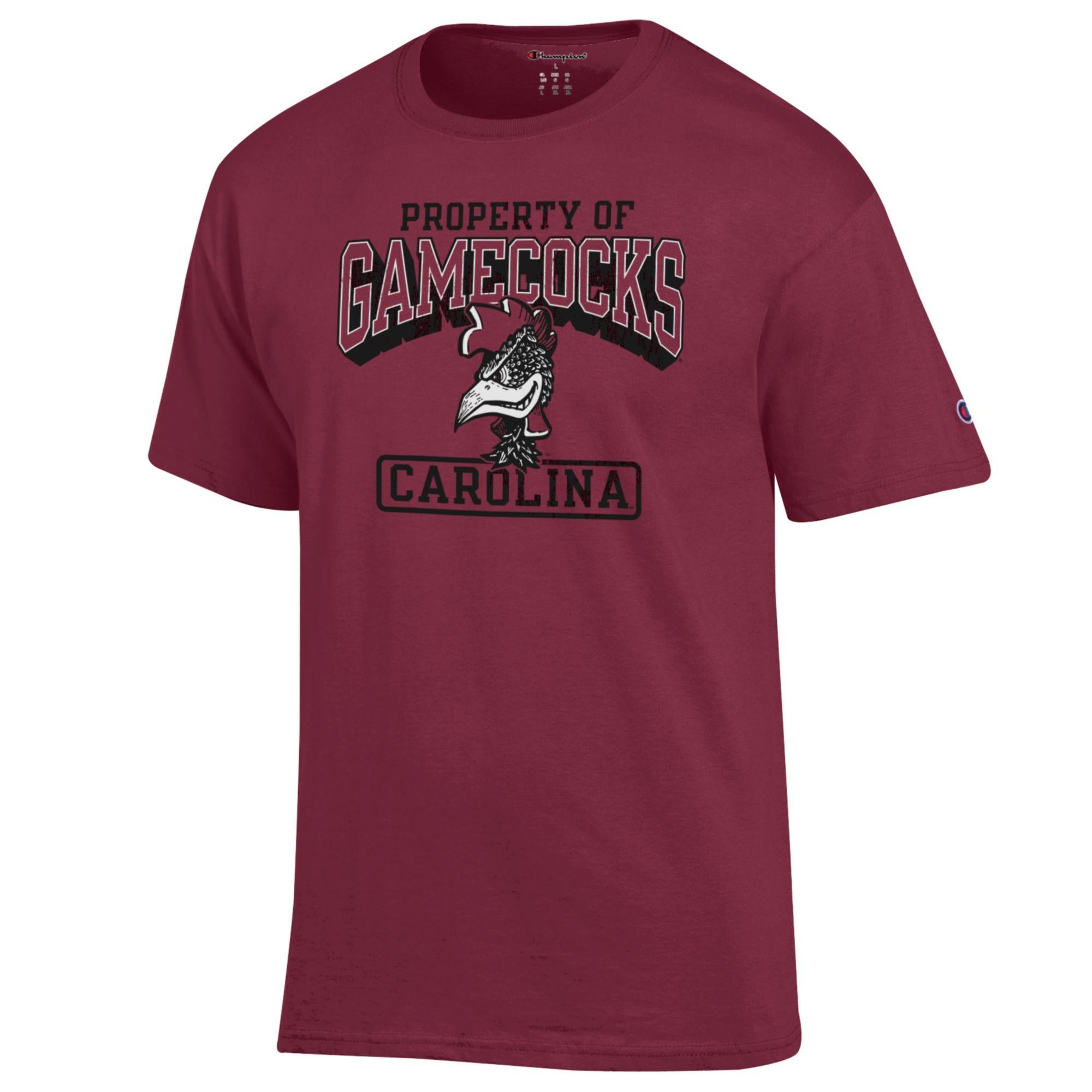 SOUTH CAROLINA GAMECOCKS GARNET PROPERTY OF CAROLINA VAULT TEE