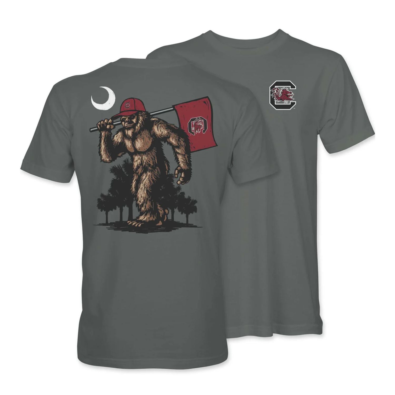SOUTH CAROLINA GAMECOCKS GRAY YETI TEE