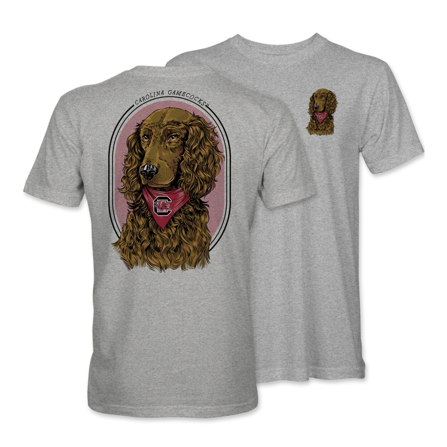 SOUTH CAROLINA GAMECOCKS GRAY BOYKIN TEE